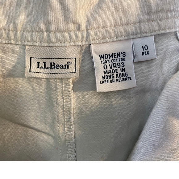 L.L. Bean Womens Size 10 Reg Tan Skirt - Picture 3 of 3